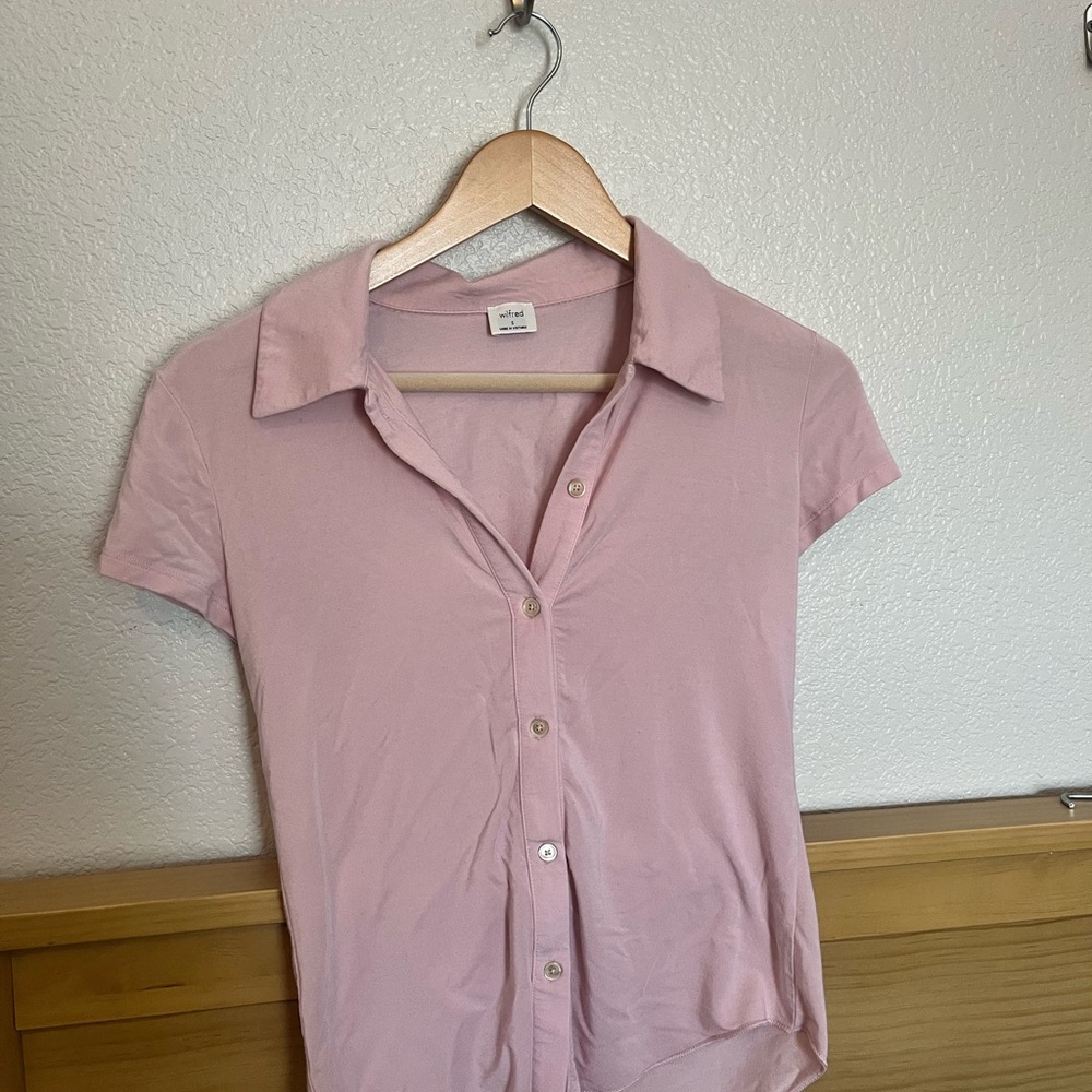 Wilfred Pink Button Down, from artizia